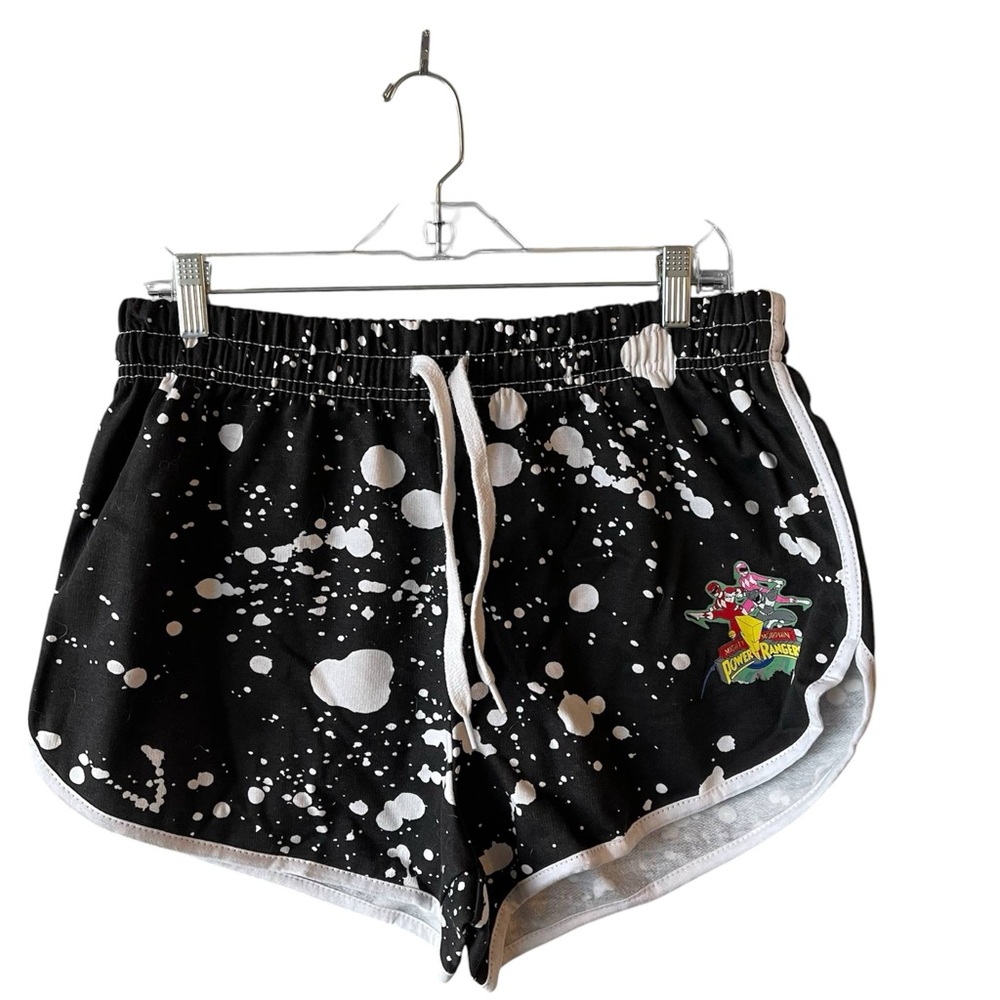 Power Ranger Black and White Women's Shorts